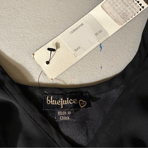 Blue juice XS Black assymetrical dress with zipper and lining - Picture 10 of 12